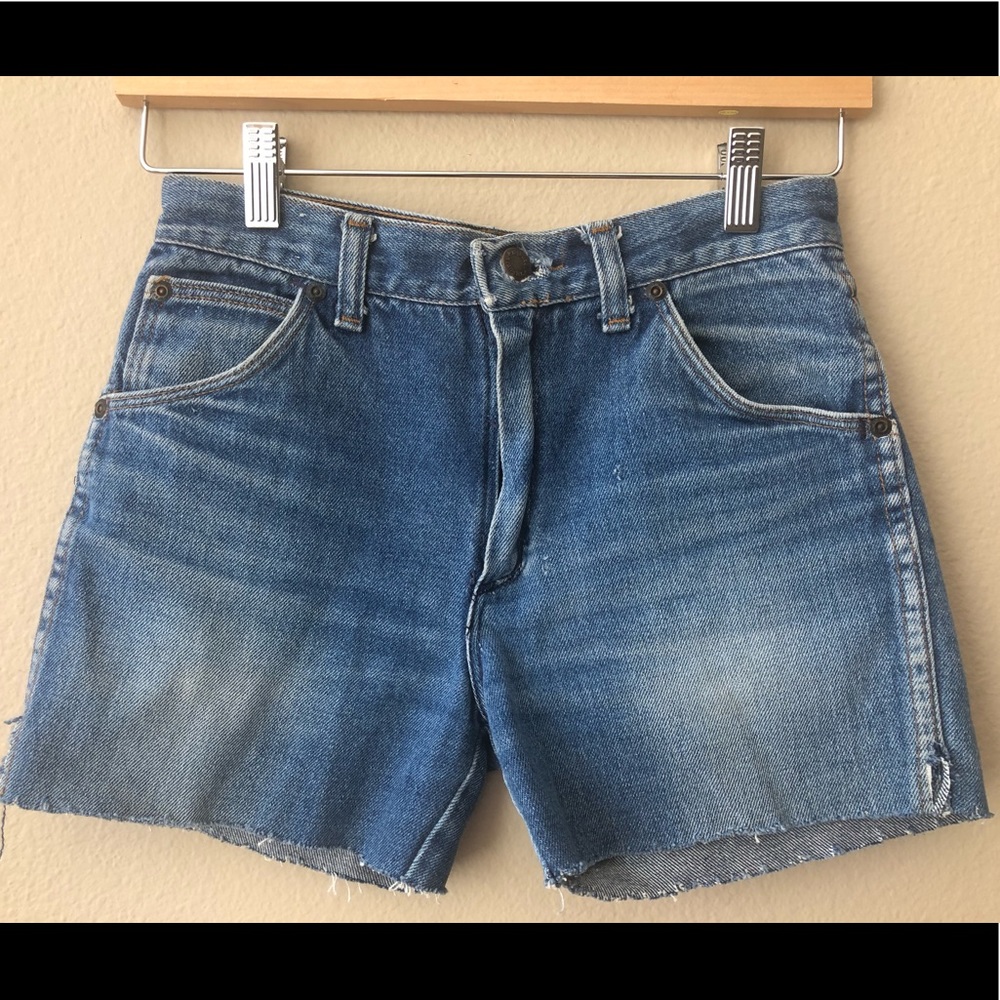 Vintage Wrangler denim cutoff shorts